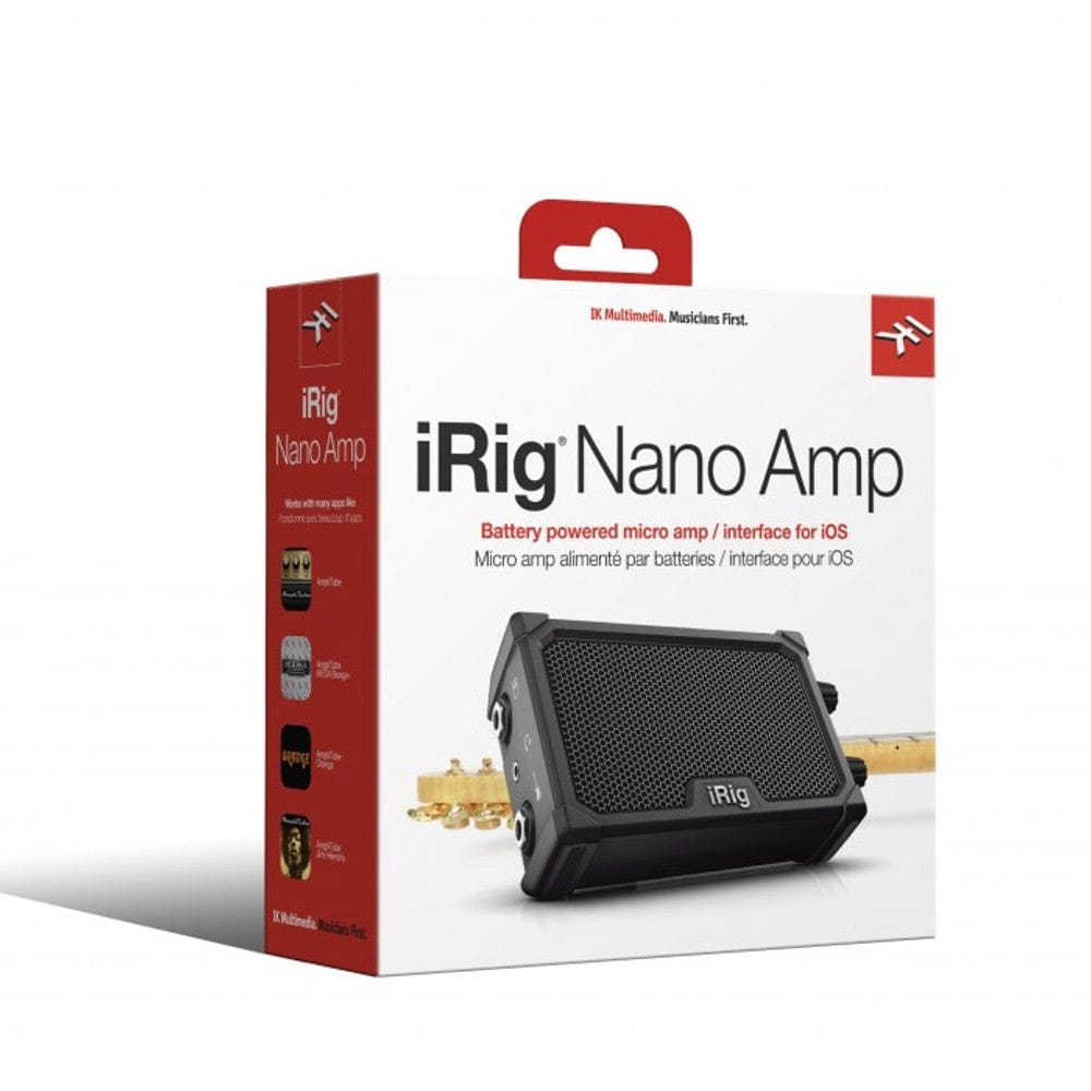 ik multimedia guitar combo amplifiers ik multimedia irig nano portable battery powered mini amplifier