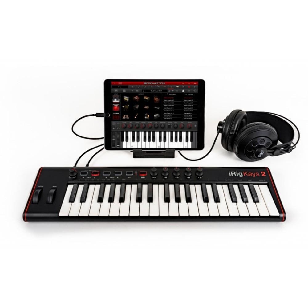 ik multimedia midi keyboards ik multimedia irig keys 2 usb midi keyboard controller