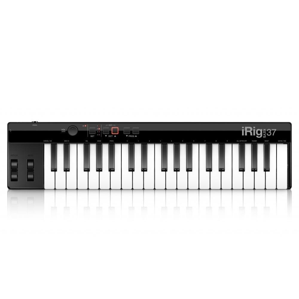 ik multimedia midi keyboards ik multimedia irig keys 37 mini key usb midi controller for mac/pc