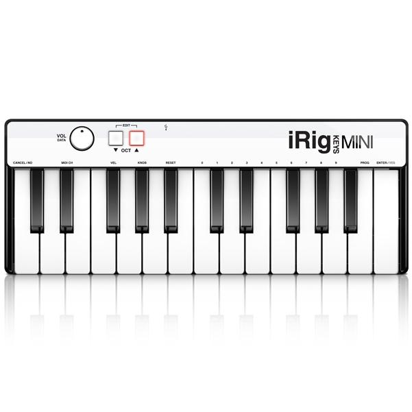 ik multimedia midi keyboards ik multimedia irig keys mini 25 key universal midi keyboard