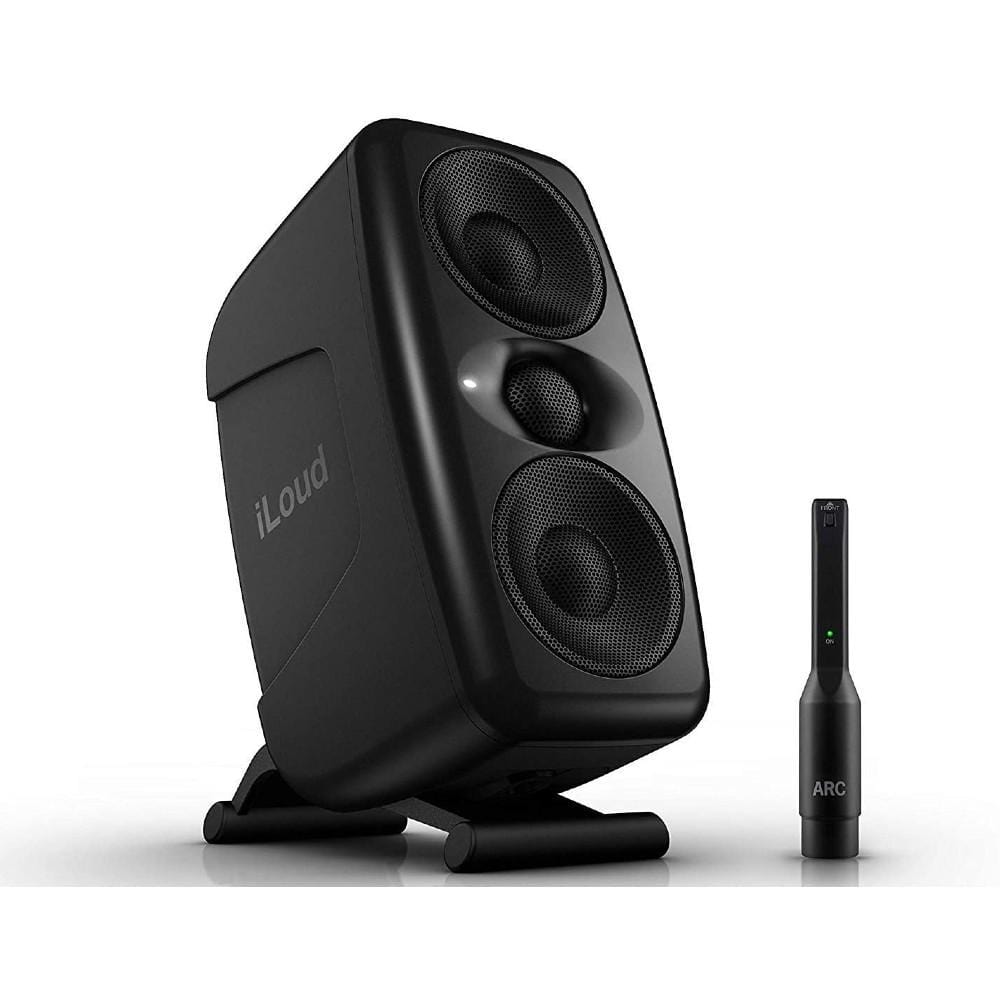 ik multimedia monitor speakers black ik multimedia iloud mtm high resolution compact studio monitor - single