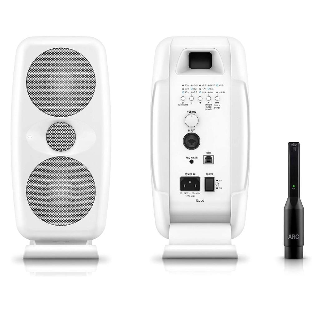 ik multimedia monitor speakers ik multimedia iloud mtm high resolution compact studio monitor - single #color_white