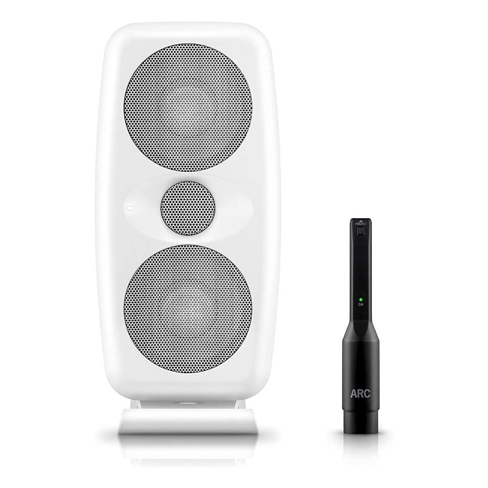 ik multimedia monitor speakers white ik multimedia iloud mtm high resolution compact studio monitor - single #color_white