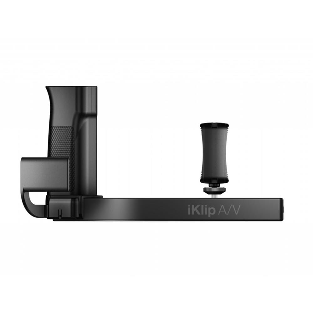 ik multimedia pre amps ik multimedia iklip a/v smartphone grip with integrated mic preamp
