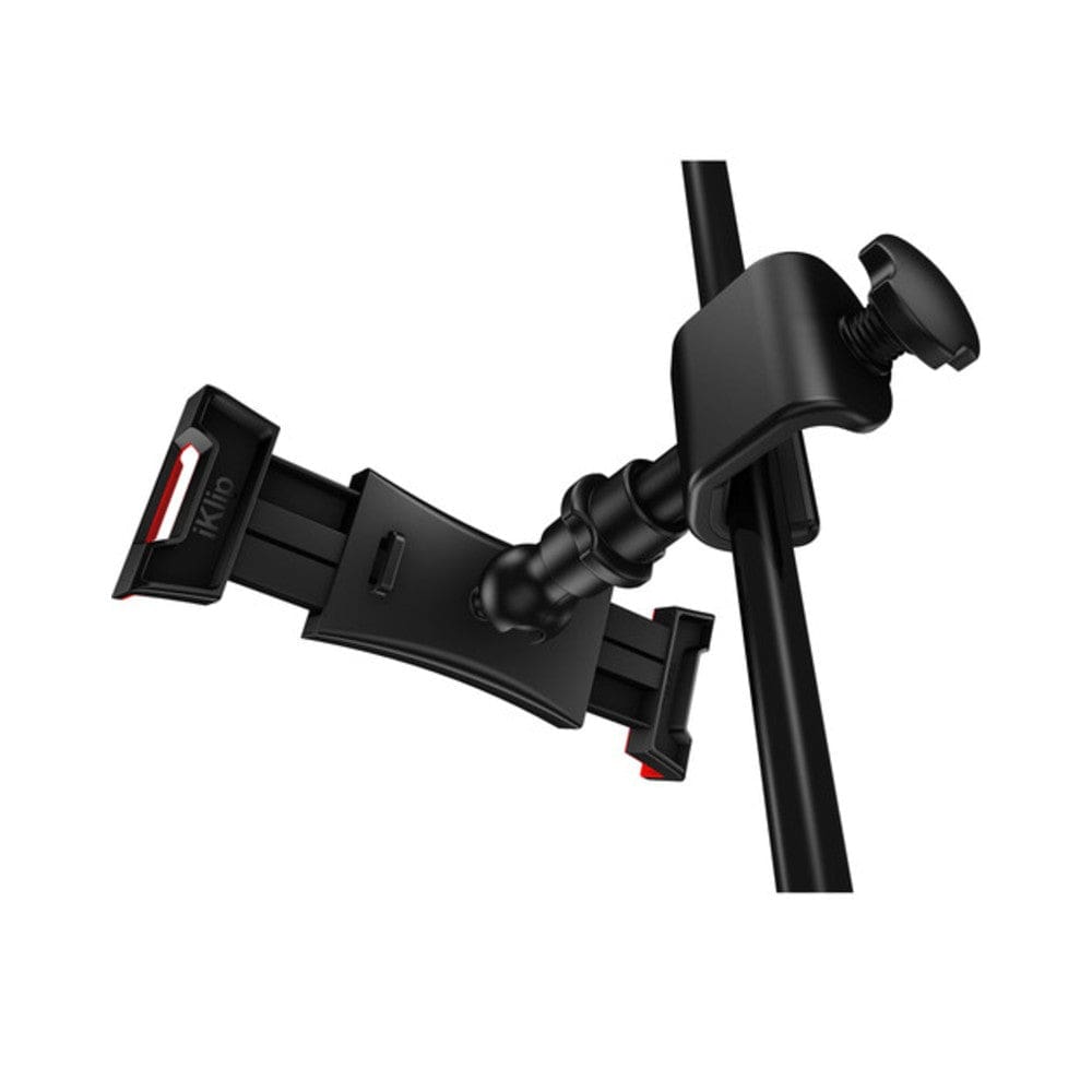 ik multimedia tablet stands and holders ik multimedia iklip 3 universal mic stand support for tablets