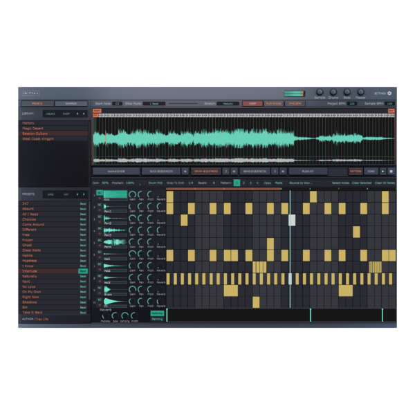 INITIAL AUDIO Virtual Processors Initial Audio Slice: Slicer Plugin
