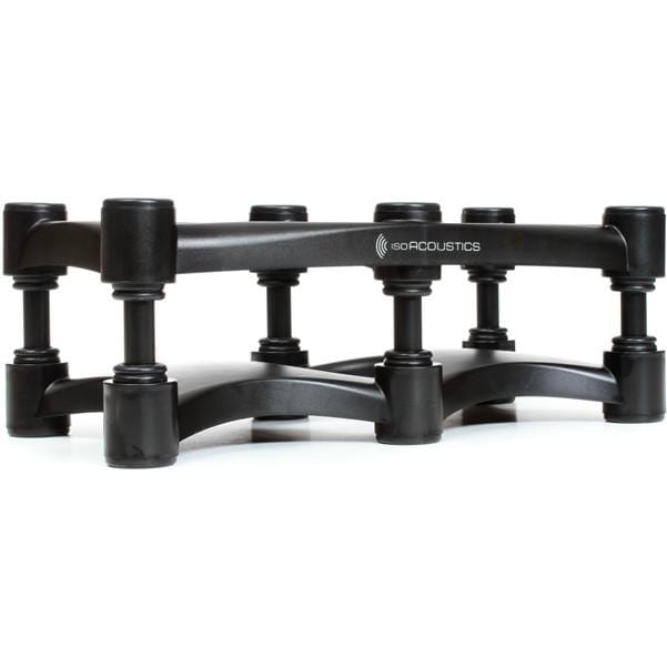 isoacoustics monitor stands isoacoustics iso-l8r430 oversized studio monitor stand