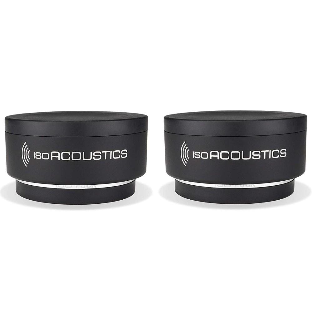 isoacoustics monitor stands isoacoustics iso puck vibration isolato puck for studio monitors- 2 pack