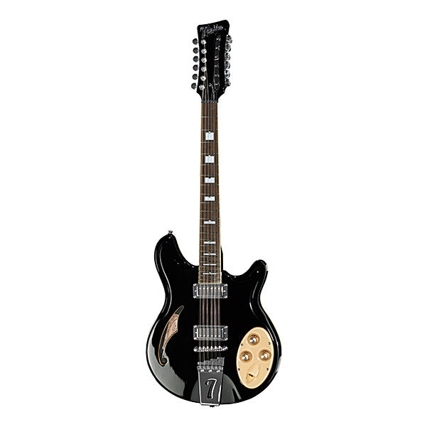 italia guitars hollow & semi-hollow electric guitars black high polish italia guitars rimini 12 strings hollow electric guitar