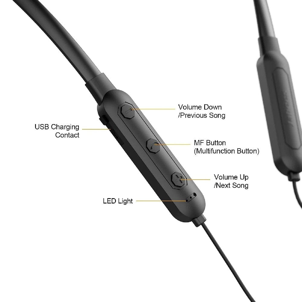 jabees in-ear neckband headphones jabees duobees dual driver bluetooth neckband headphone
