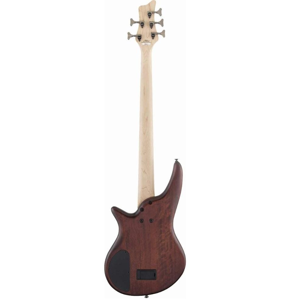jackson bass guitars jackson js3v spectra 5-string bass guitar - walnut stain