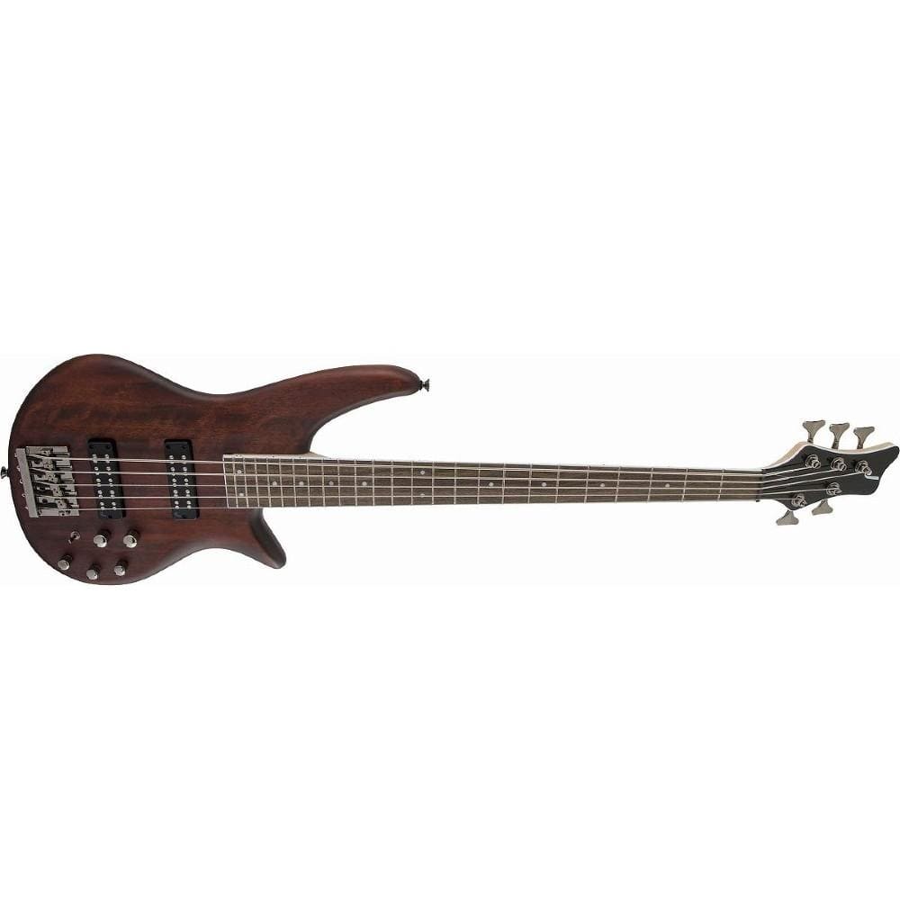 jackson bass guitars jackson js3v spectra 5-string bass guitar - walnut stain