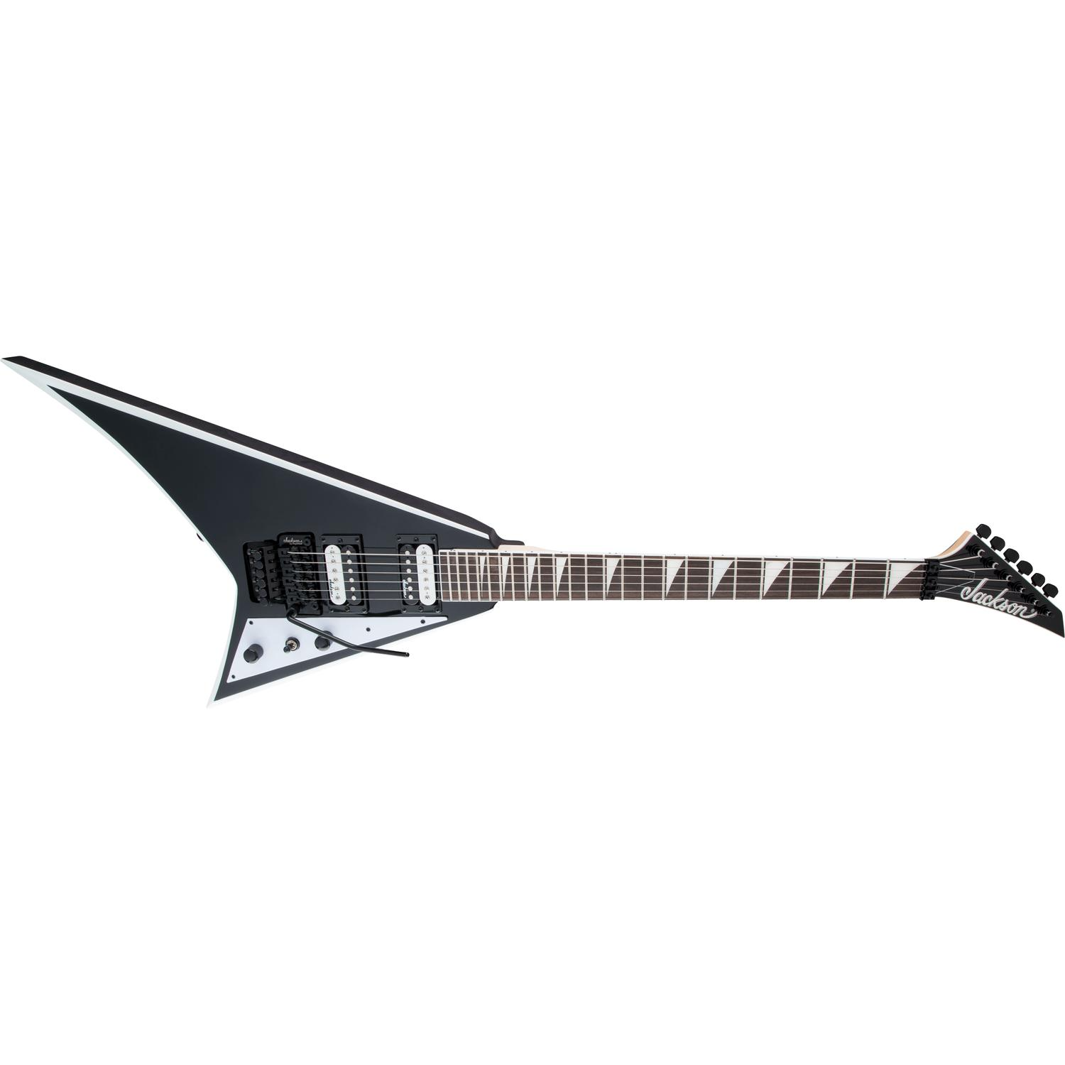 Jackson Electric Guitars Jackson JS32 Rhoads 6 String Electric Guitar #color_Black With White Bevels