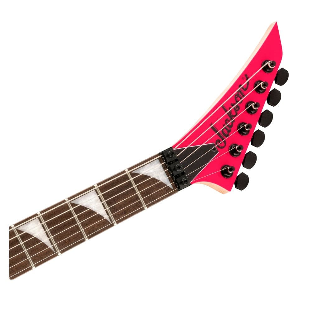 jackson electric guitars jackson x series dinky dk3xr hss 6 string electric guitar #color_neon-pink