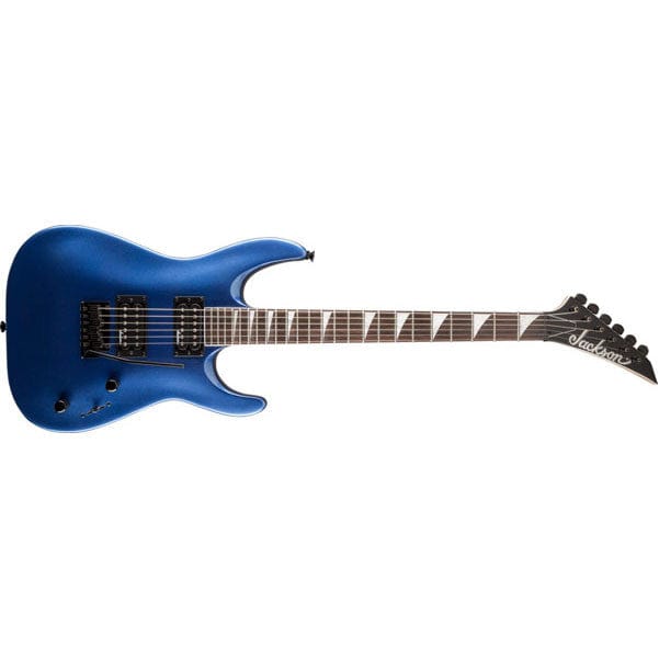 jackson electric guitars metallic blue jackson js22 arch top dinky electric guitar