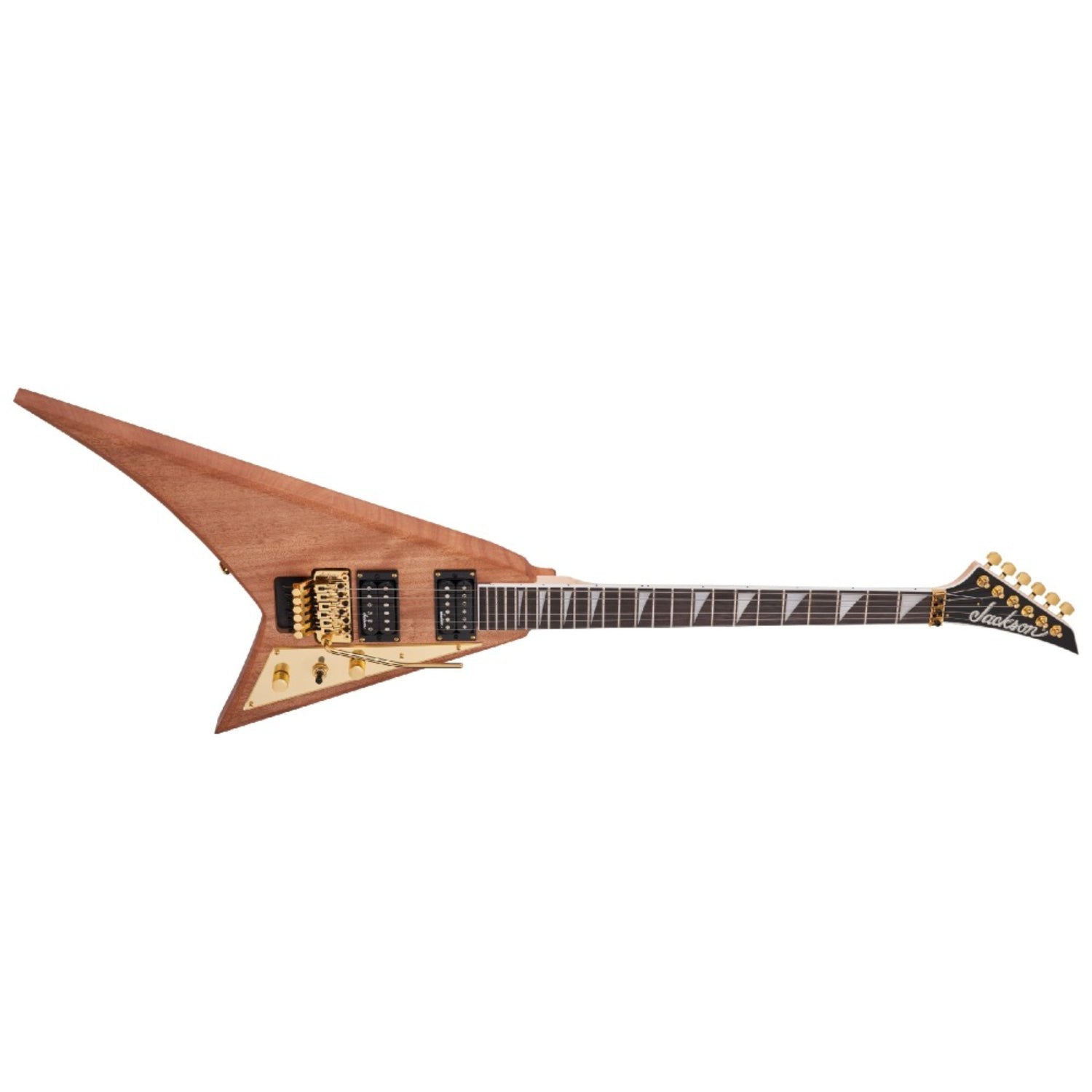 Jackson Electric Guitars Natural with Gold Jackson JS32 JS Series Rhoads 6 String Electric Guitar