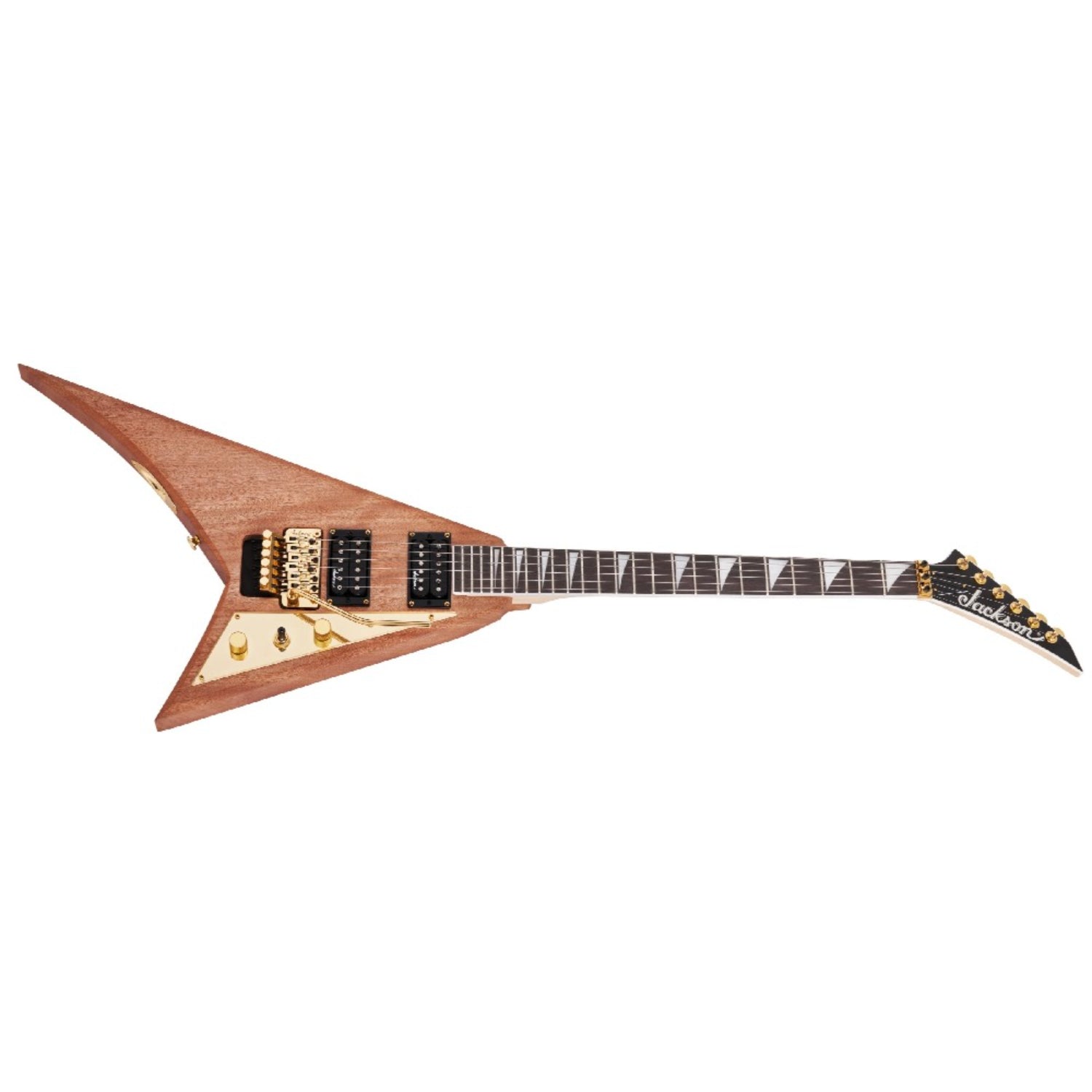 Jackson Electric Guitars Natural with Gold Jackson JS32 JS Series Rhoads 6 String Electric Guitar