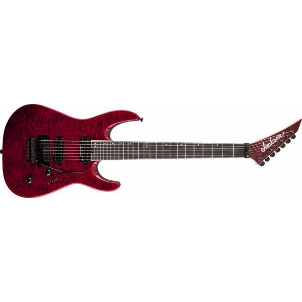 jackson electric guitars pro series dk7-q dinky 7-string electric guitar