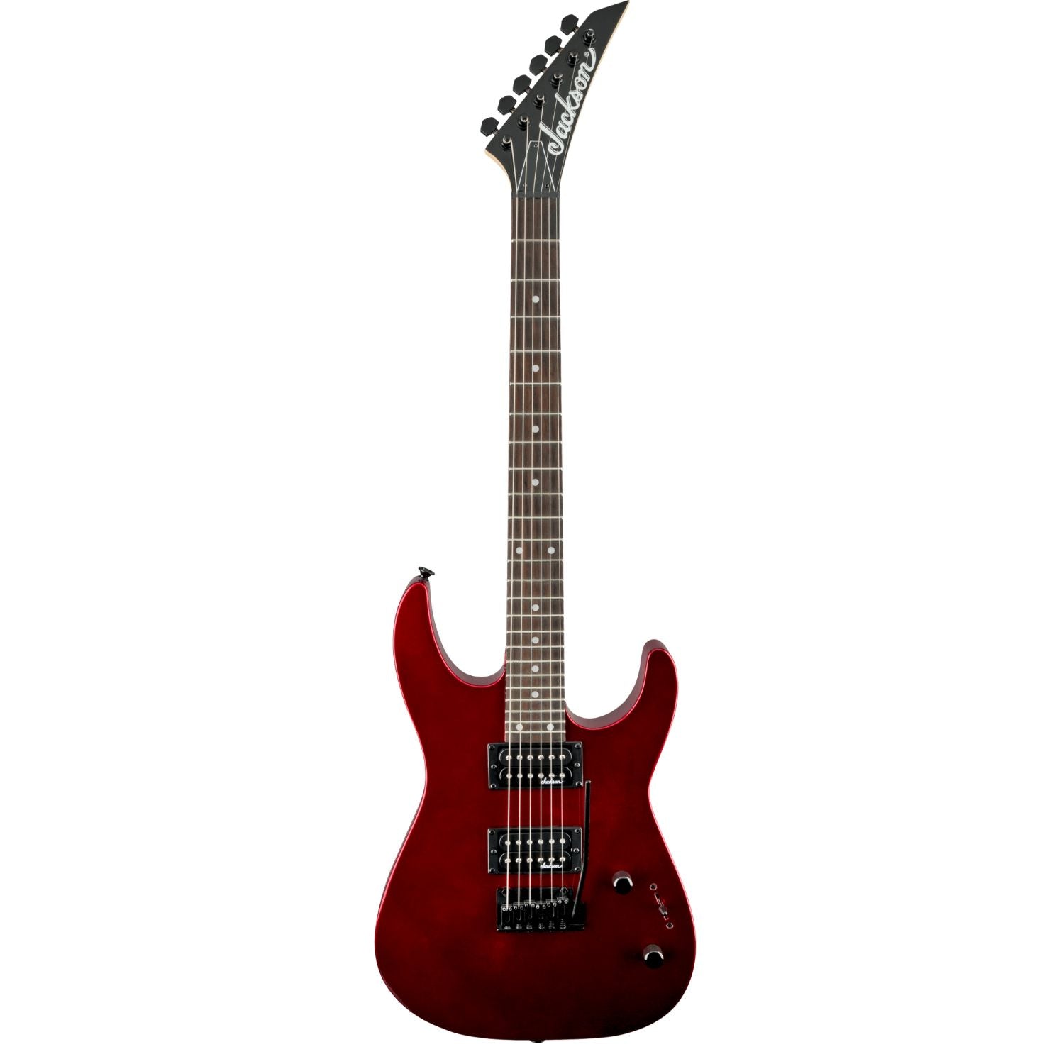 Jackson Electric Guitars Single / Metallic Red Jackson JS12 Dinky 6 String Electric Guitar #type_single,color_metallic-red
