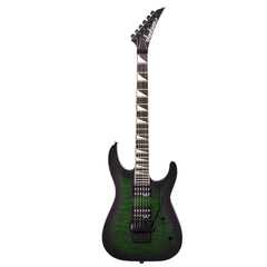 Jackson Electric Guitars Transparent Green Burst Jackson JS32Q DKA Dinky Arch Top Electric Guitar