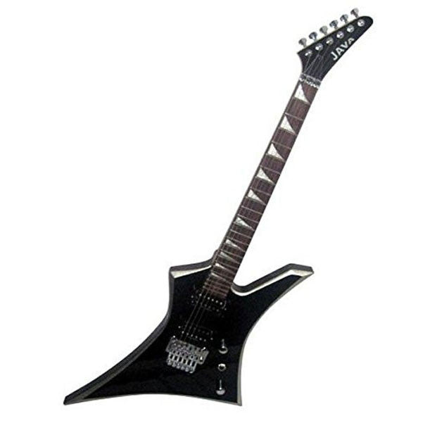 java electric guitars java jk-02fr mbk/sl electric guitar black