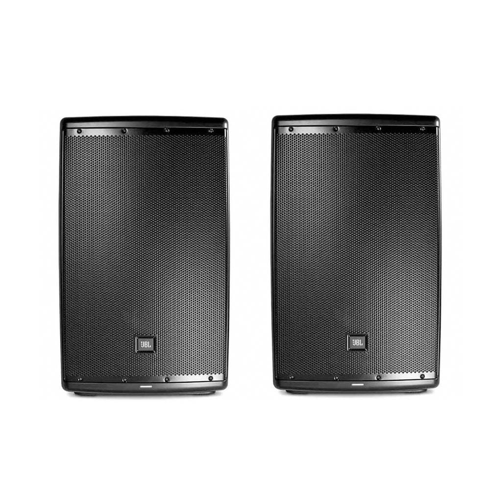 jbl active pa speakers pair jbl eon615 2-way multipurpose self-powered pa speaker