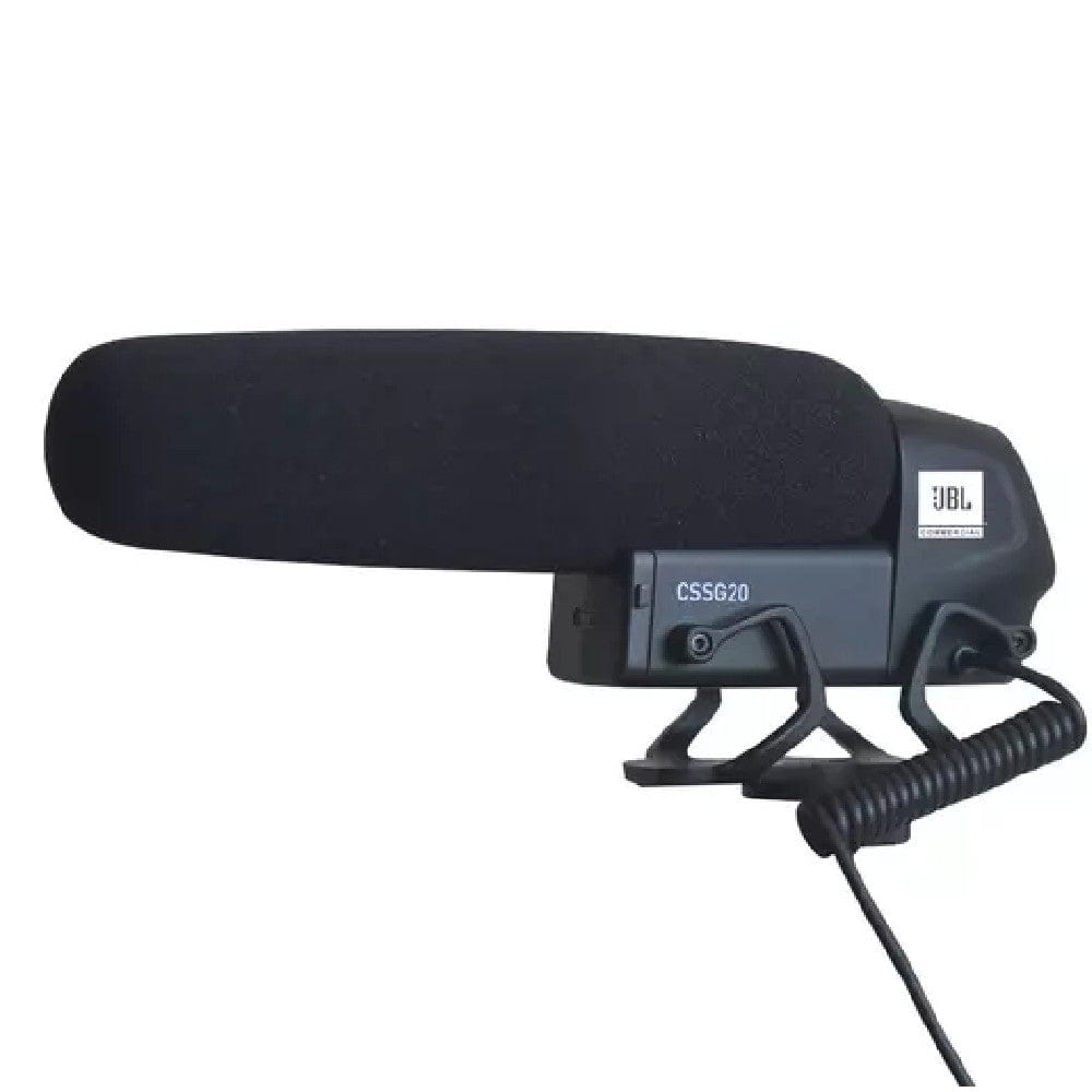 jbl condenser microphones jbl cssg20 on camera shotgun microphone