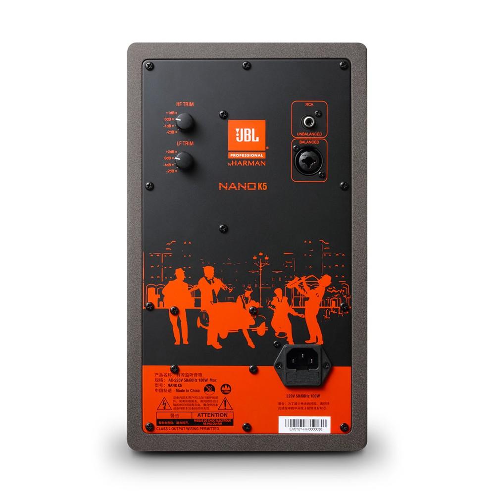 JBL Monitor Speakers Black JBL Nano K5 5-Inch Full Range Powered Reference Monitor Speaker- Black
