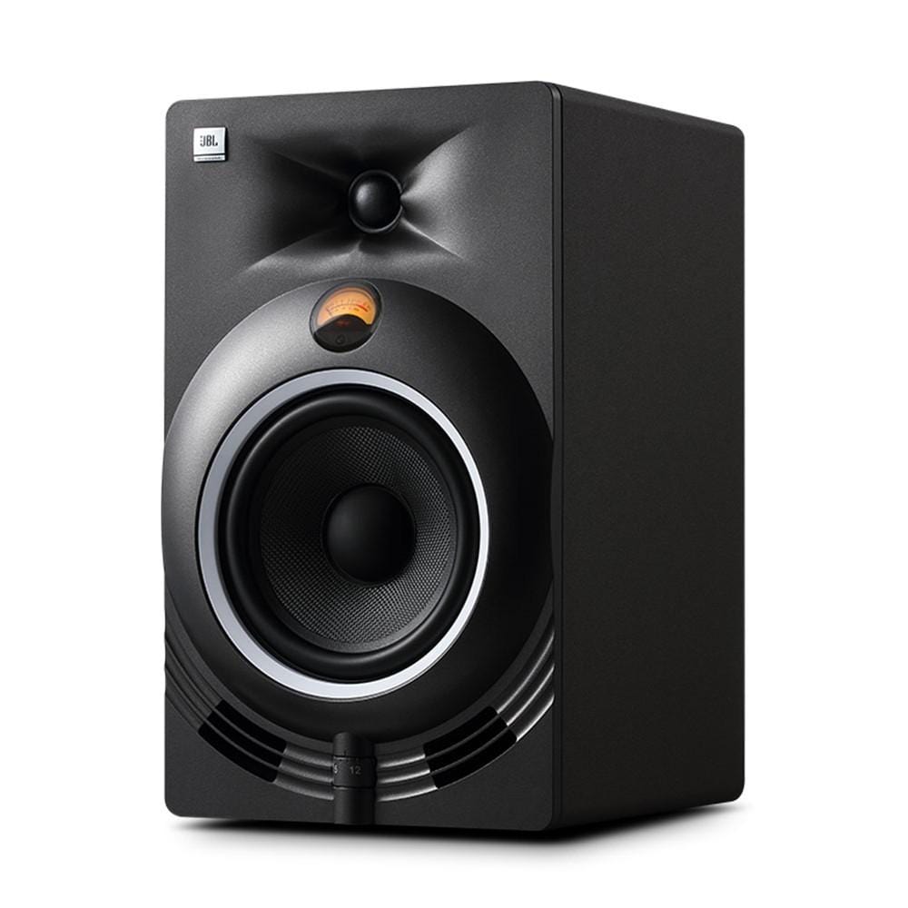 jbl monitor speakers black jbl nano k6 6-inch full range powered reference monitor speaker - black