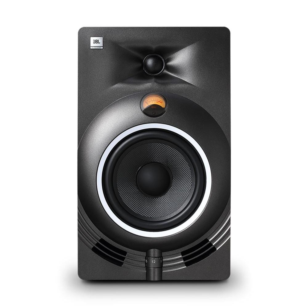 jbl monitor speakers black jbl nano k6 6-inch full range powered reference monitor speaker - black