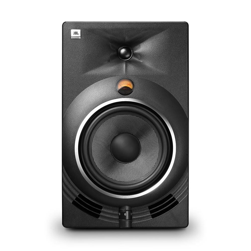 jbl monitor speakers black jbl nano k8 8-inch full range powered reference monitor speaker single - black