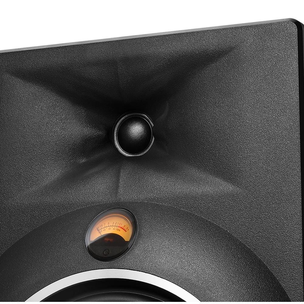 jbl monitor speakers black jbl nano k8 8-inch full range powered reference monitor speaker single - black