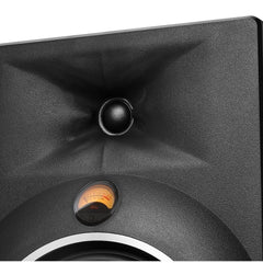 JBL Monitor Speakers Black JBL Nano K8 8-Inch Full Range Powered Reference Monitor Speaker Single - Black
