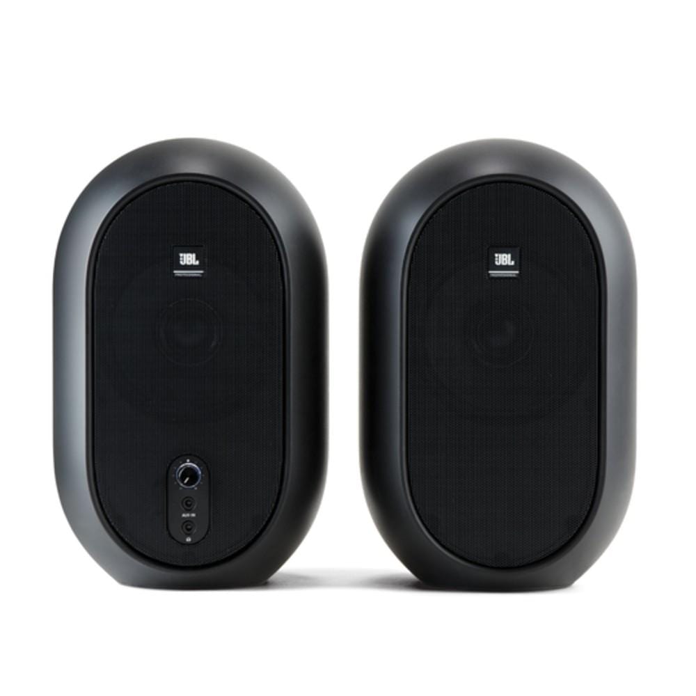 jbl monitor speakers jbl 104 compact powered desktop reference monitors speakers - pair