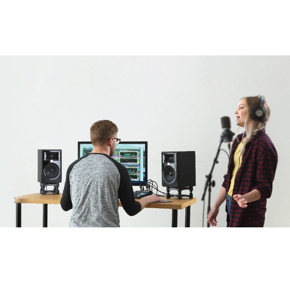 jbl monitor speakers jbl 308p mkii 8-inch two-way powered studio monitor speaker