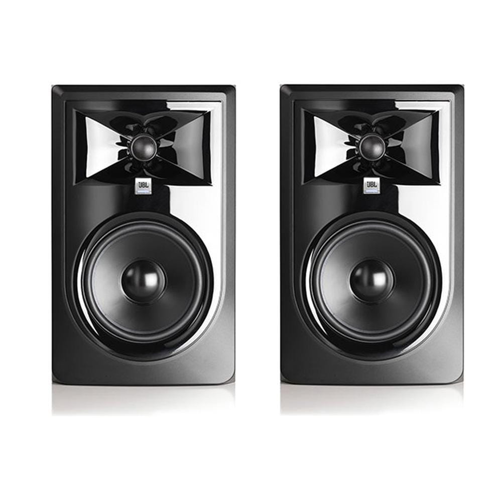 jbl monitor speakers pair jbl 306p mkii 6-inch two-way powered studio monitor speaker
