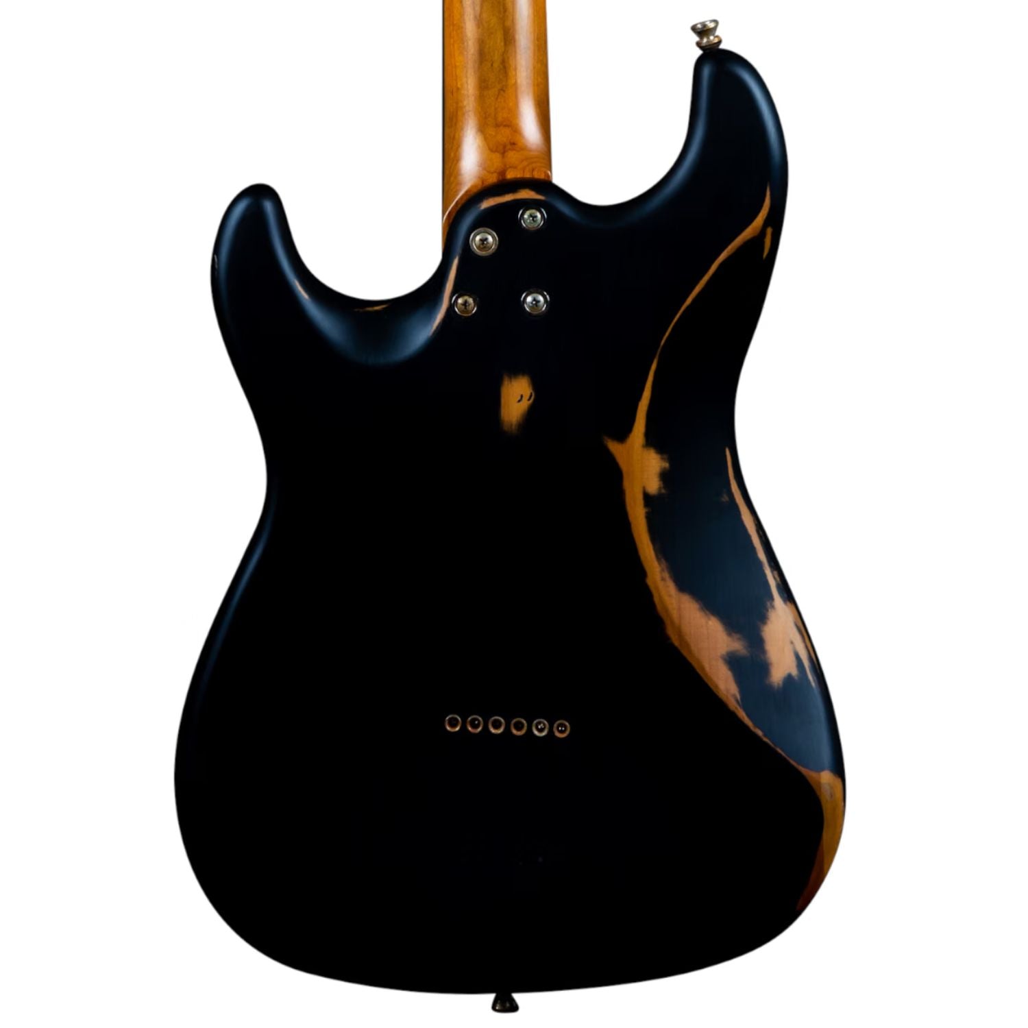 Jet Electric Guitars Black Distressed Jet Relic JS-800 Hot Rod 6 String Electric Guitar