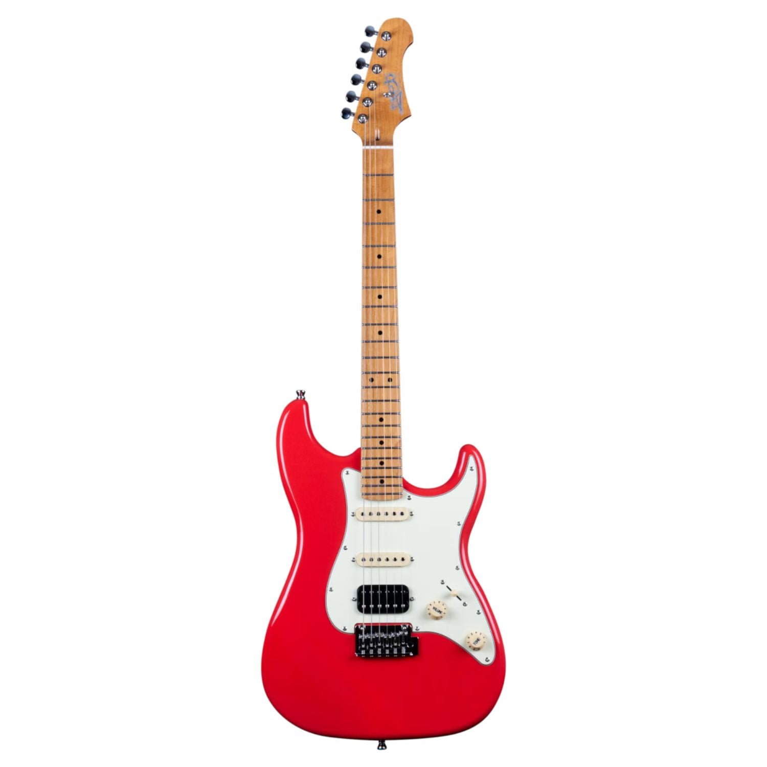 Jet Electric Guitars Coral Red Jet JS-400 6 String Electric Guitar #color_coral-red