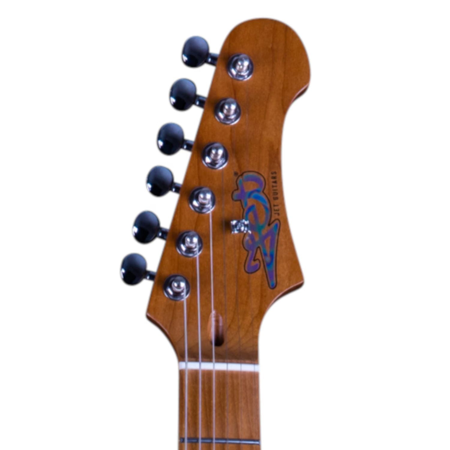 Jet Electric Guitars Jet JS-400 6 String Electric Guitar #color_vintage-yellow