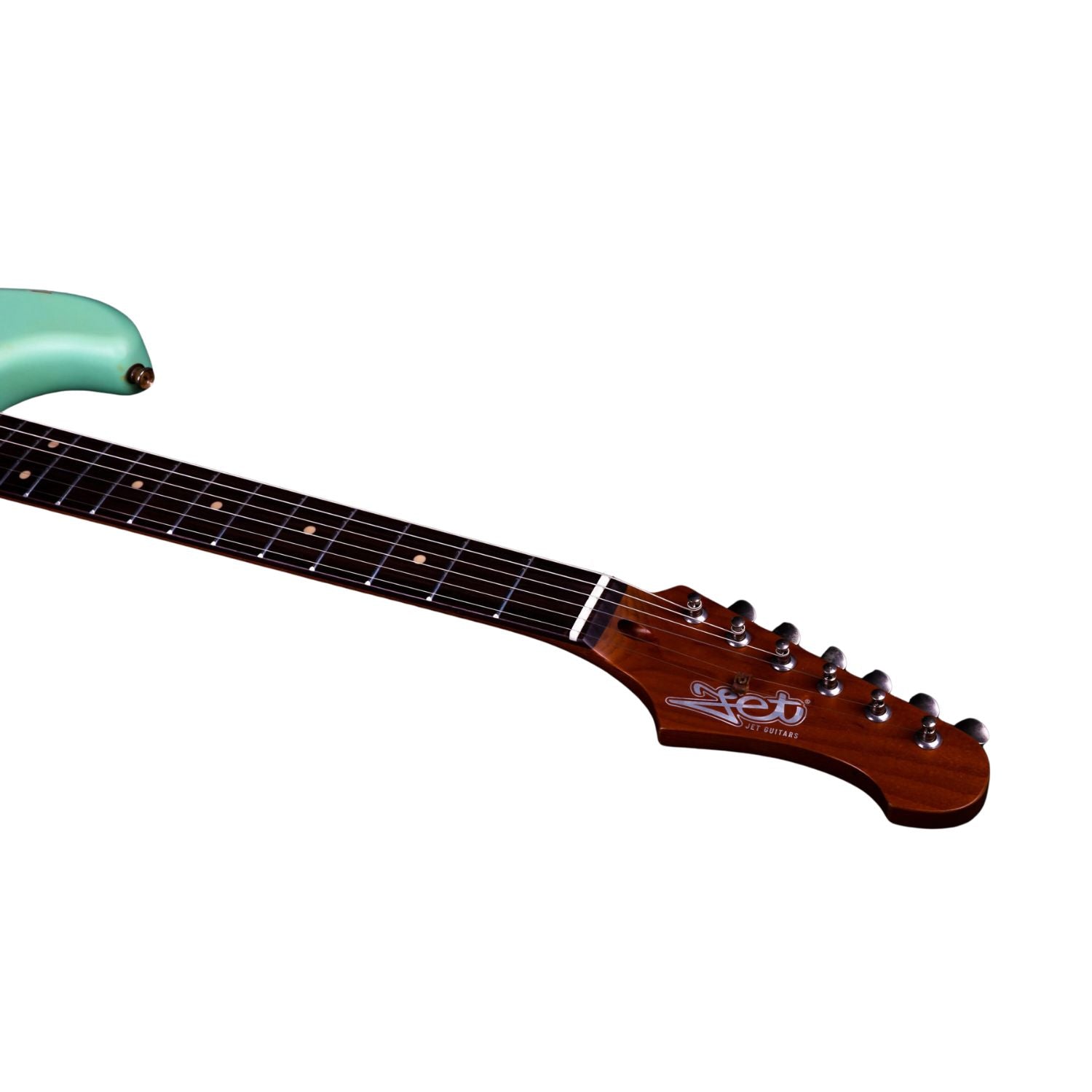 Jet Electric Guitars Sea Foam Green Jet JS-400 Relic 6 String Electric Guitar