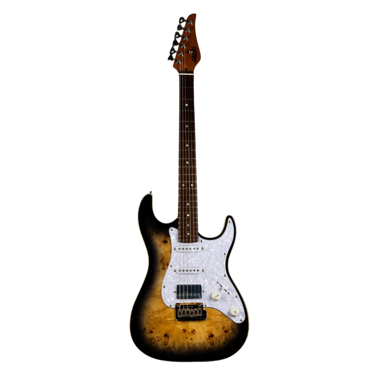 Jet Electric Guitars Transparent Brown Jet JS-450 6 String Electric Guitar