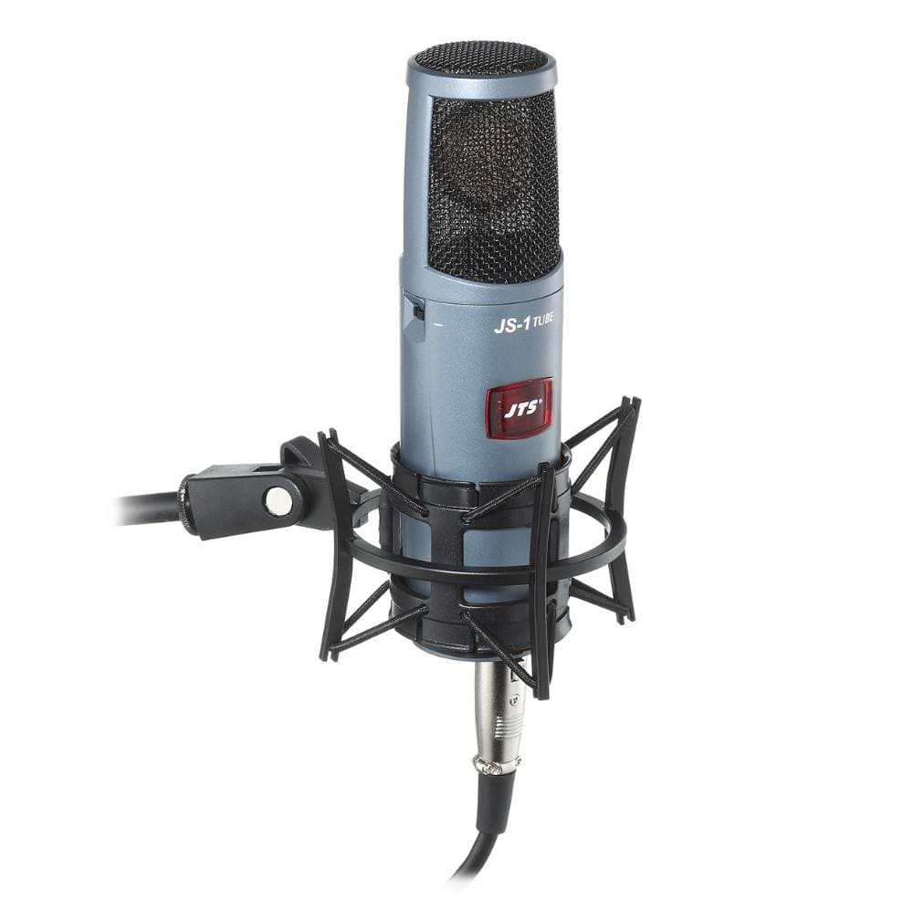 jts condenser microphones jts js-1tube+ps-9 large diaphragm vacuum tube studio microphone