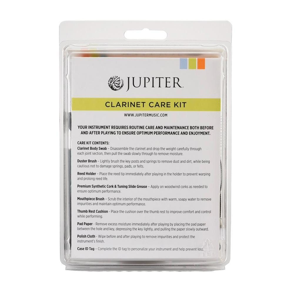 jupiter clarinet accessories jupiter jcm-clk1 clarinet care kit