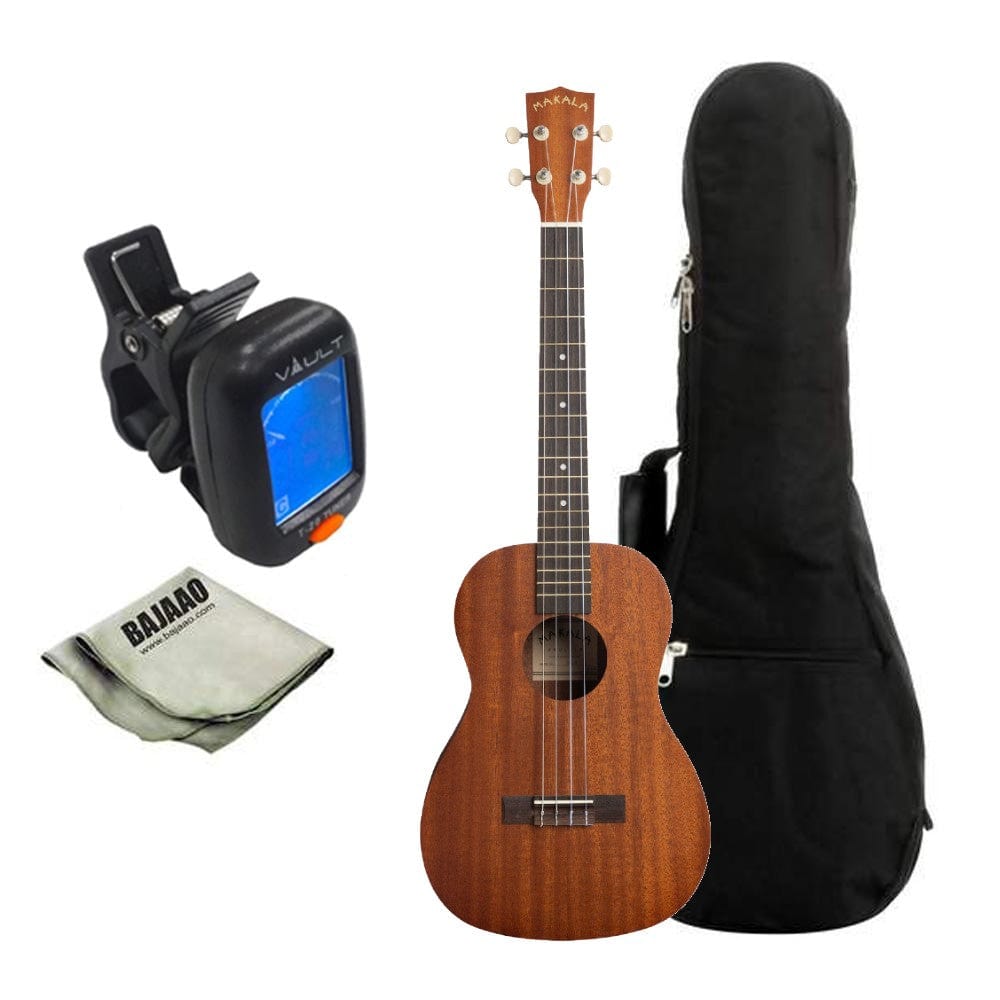 kala baritone ukuleles kala makala mk-b baritone standard ukulele bundle