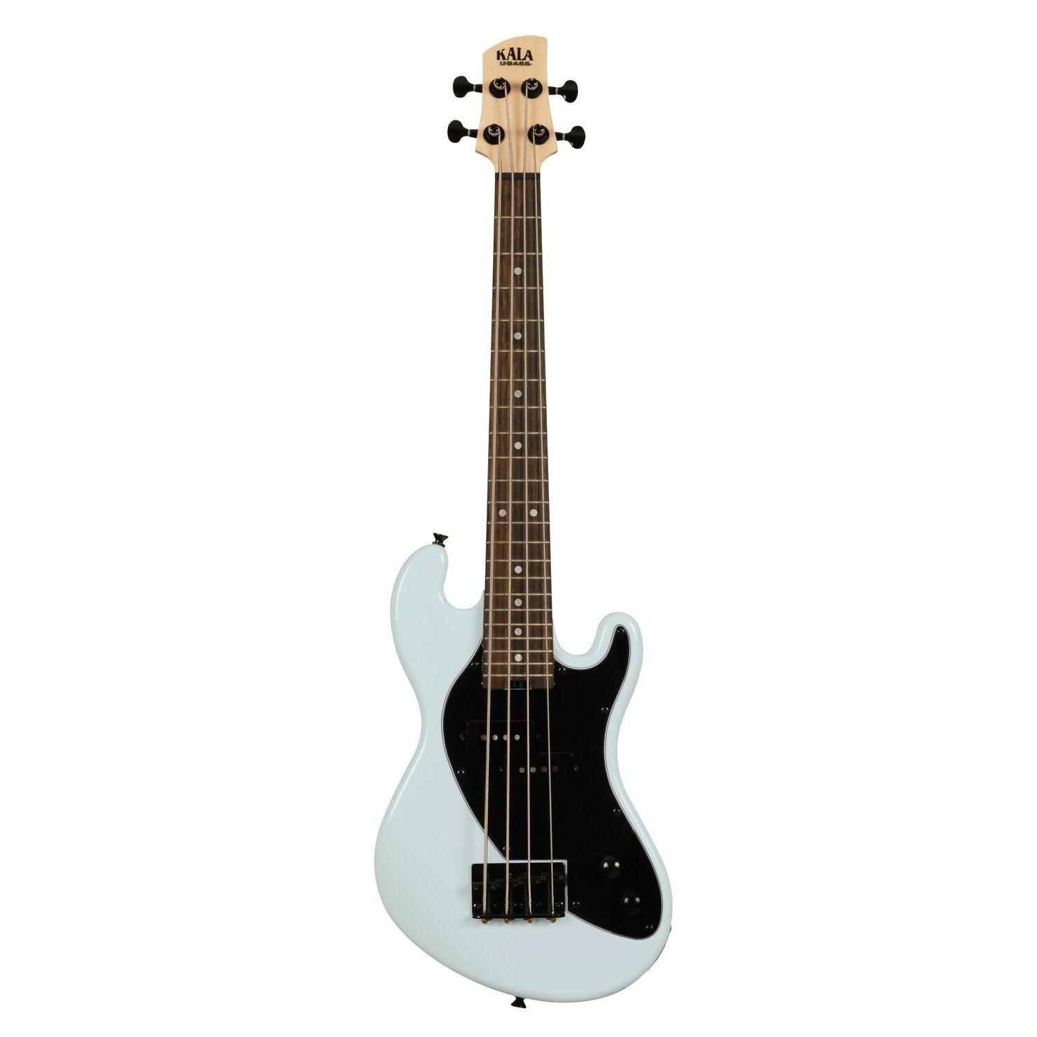 Kala Bass Guitars Kala Solid Body 4-String Powder Blue Fretted U Bass Guitar