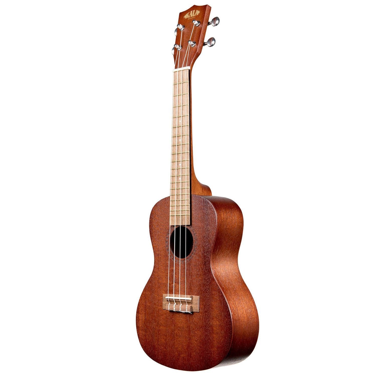 kala concert ukuleles kala ka-15c satin mahogany concert ukulele - open box