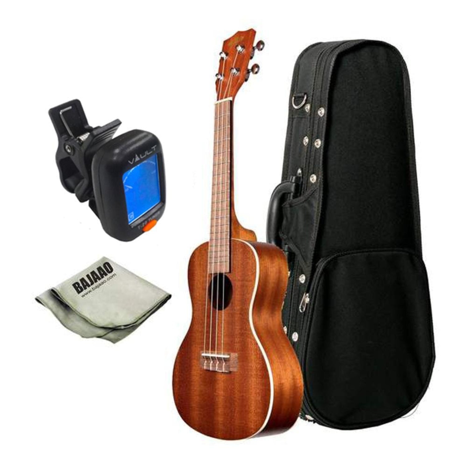 kala concert ukuleles kala ka-c mahogany concert deluxe ukulele bundle