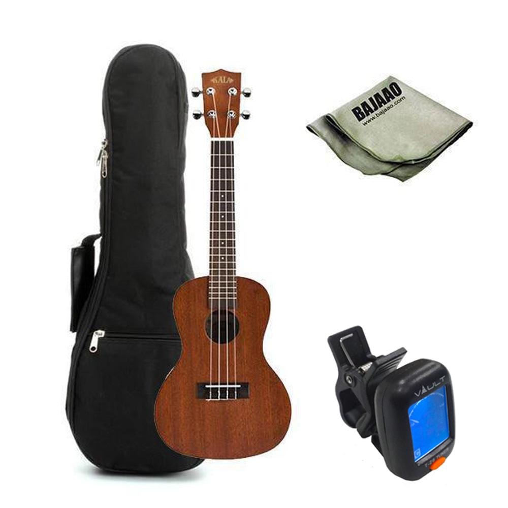 kala concert ukuleles kala ka-c mahogany concert standard ukulele bundle