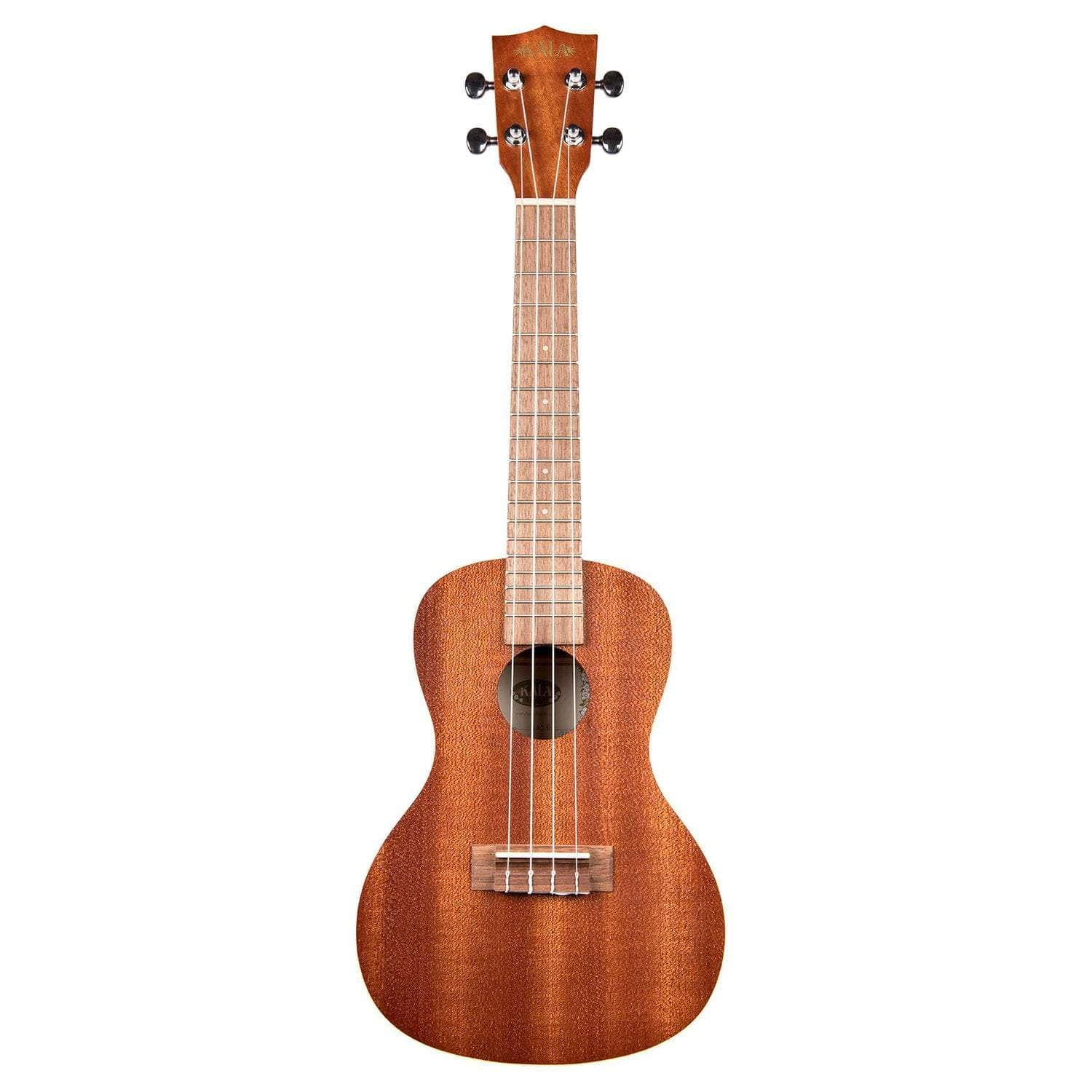 kala concert ukuleles kala ka-c mahogany concert ukulele - open box