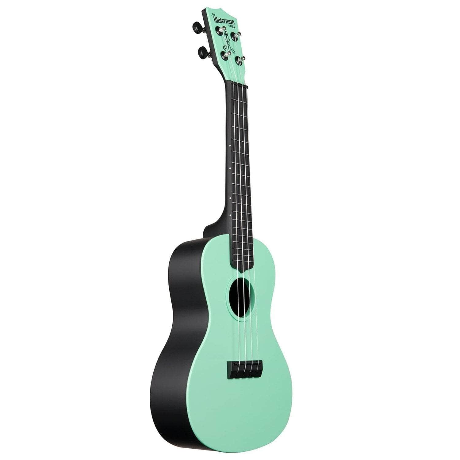 kala concert ukuleles kala ka-cw-bgn sea foam green concert waterman ukulele